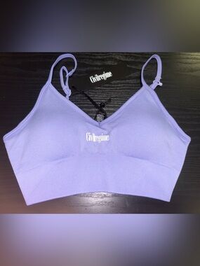 Civil Regime Lavender Seamless Crop Bralette